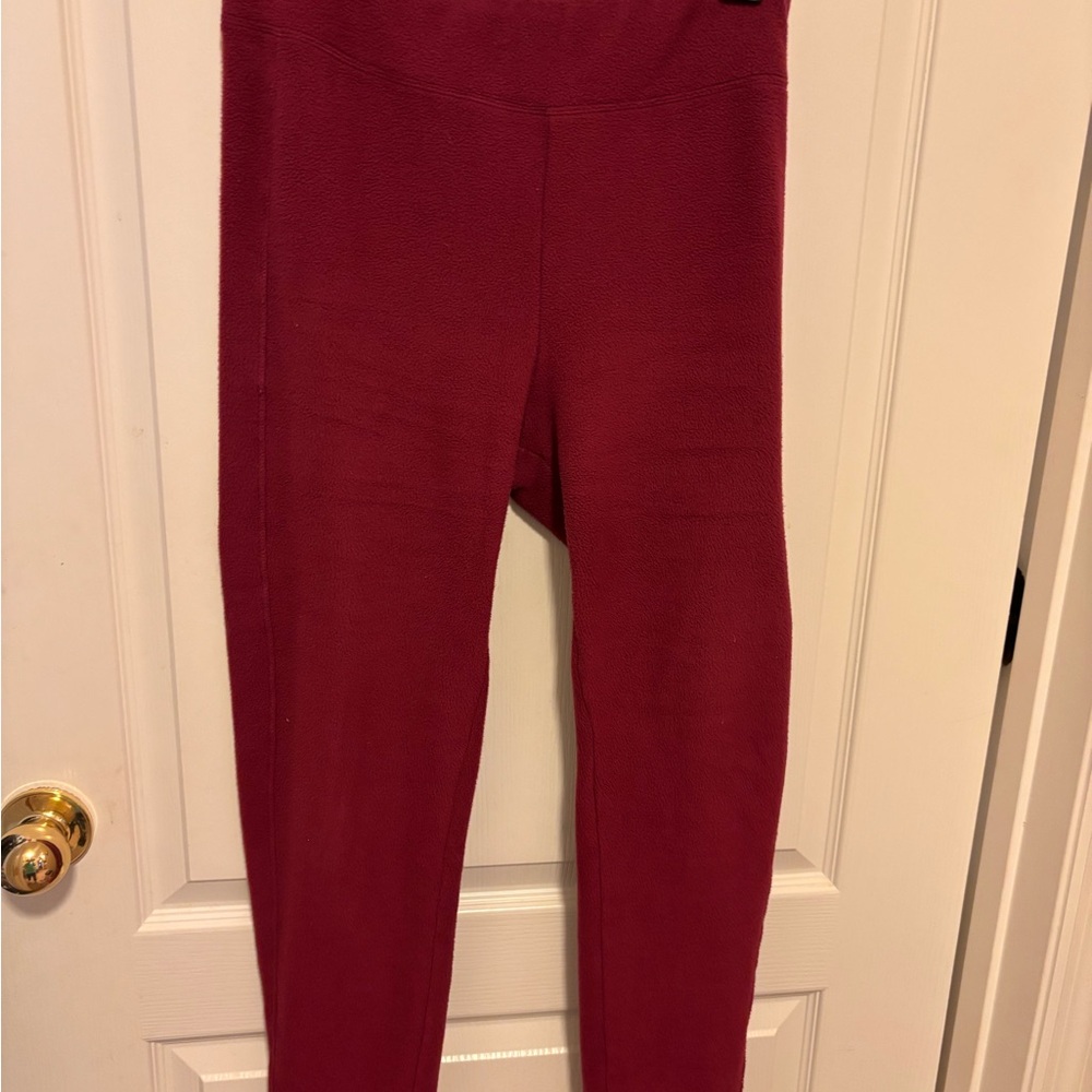 Cuddl Duds Kids Burgundy Leggings